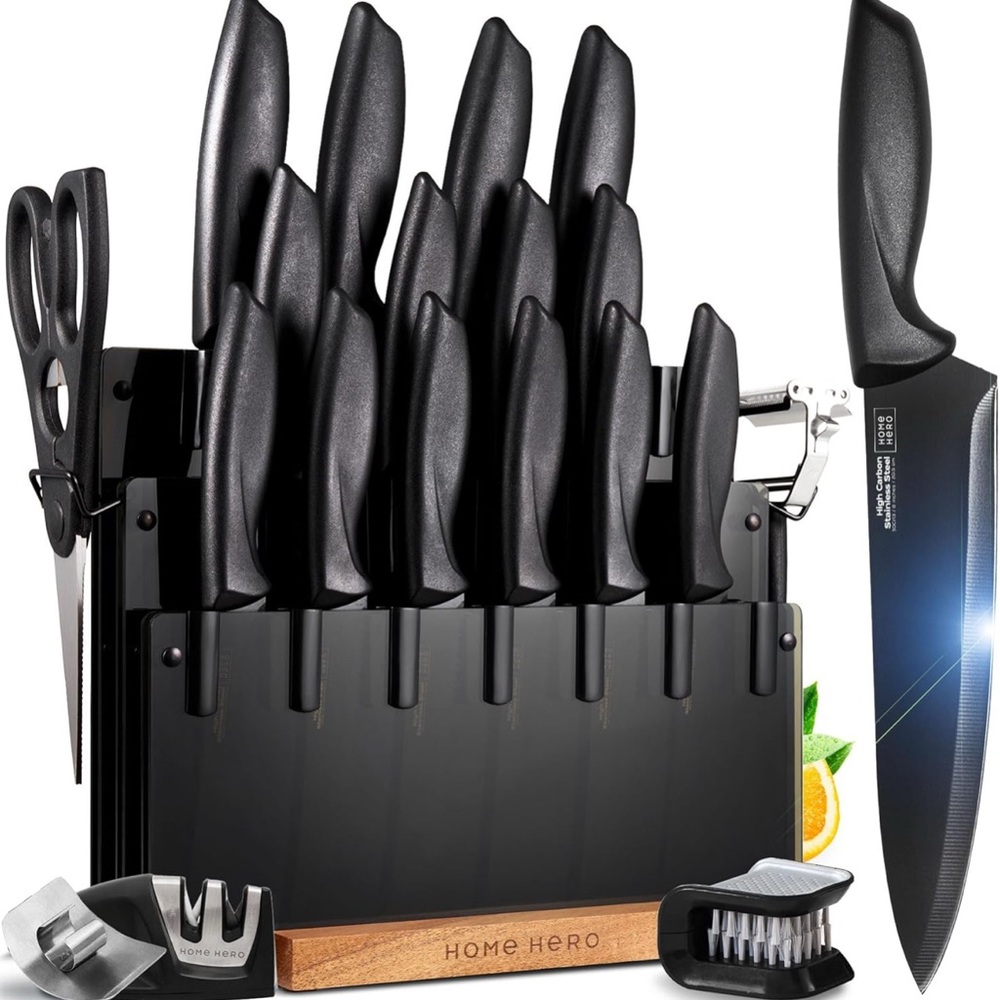 Home Hero Knife Set with Acrylic Stand